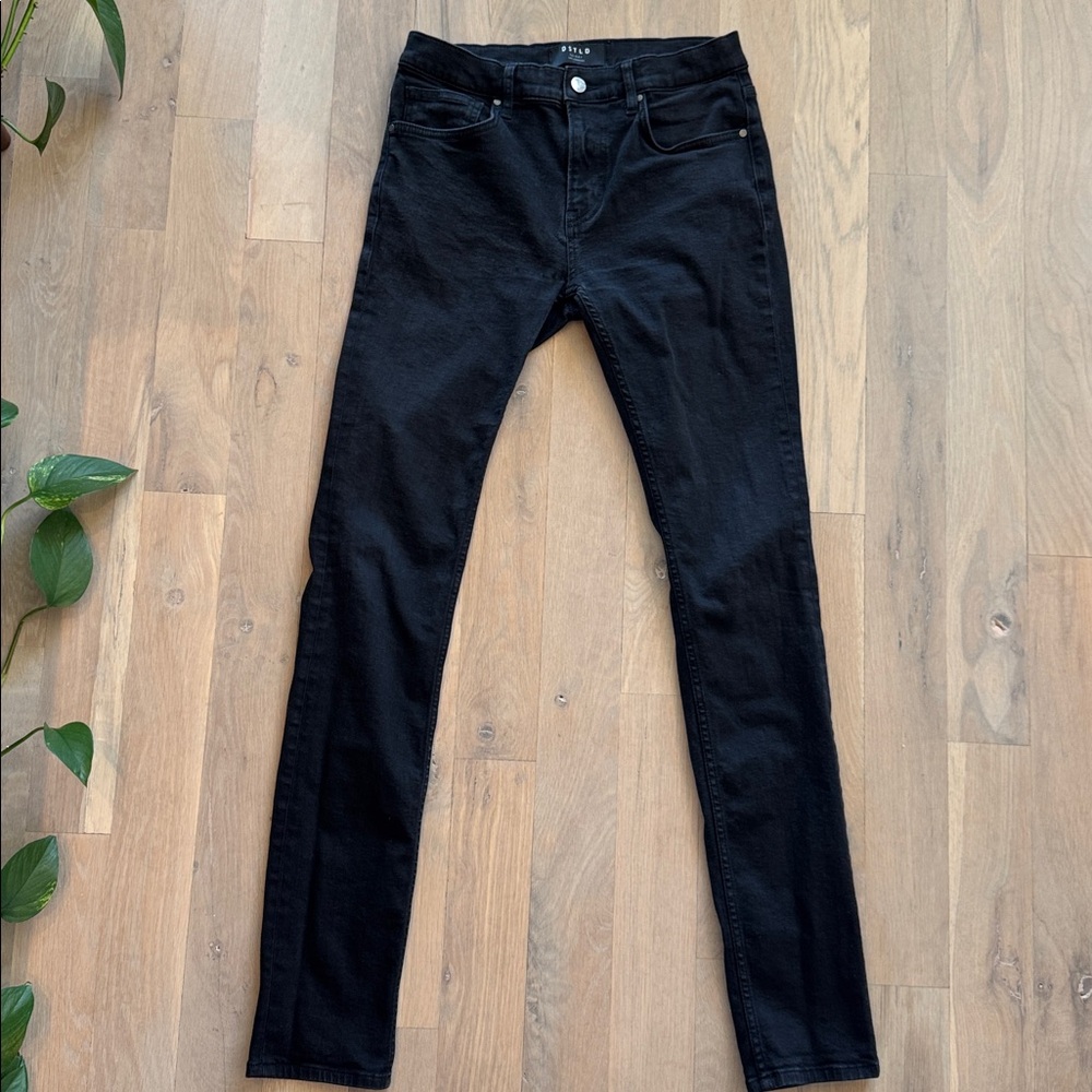 DSTLD Black Skinny Stretch Jeans - 32x34